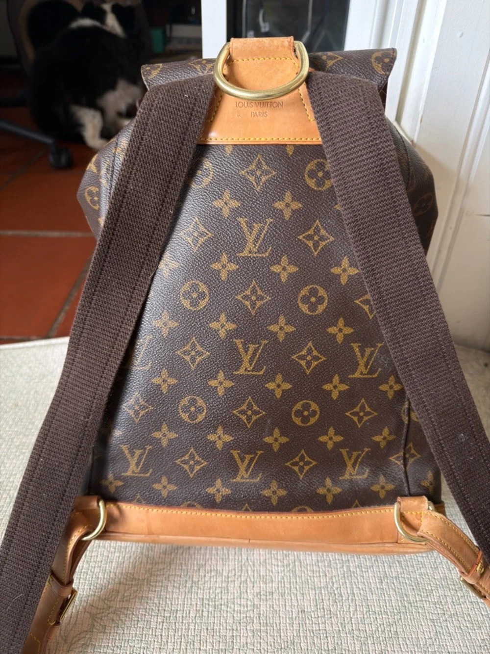 Louis Vuitton Montsouris GM Backpack Monogram (Vintage) - Picture 5 of 15